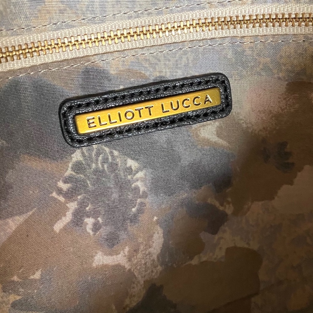 NWT Elliot Lucca Black Leather Satchel - Picture 11 of 12